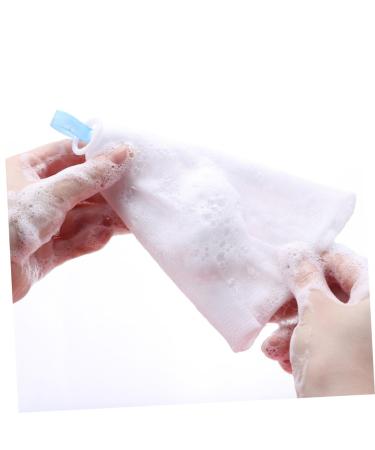 Housoutil Easy Shampoo Nylon Foam Sack - Drawstring Holder for Face Foam Soap | Double Layer Shower Pouch | Save Space & Time - Buy Online on GoSupps.com