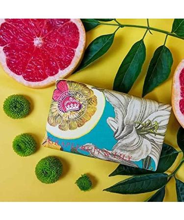 Royal Botanical Gardens Kew Grapefruit & Lily Shea Butter Soap 240g - Refreshing Grapefruit & Lily Scent - Buy Online on GoSupps.com