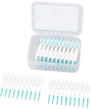 Noennull C2BADQ1ON0-12 Interdental Brush - Soft Silicone Head Portable Dental Floss & Toothpaste Case - 200 Pieces for Ultimate Oral Care - Buy Online on GoSupps.com