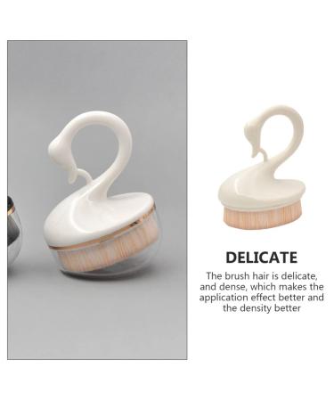 1pc Makeup Brush Set - Liquid Foundation & Bronzer Applicator for Flawless Face Makeup | Miss White Artificial Fiber - Buy Online on GoSupps.com