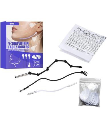40 Pieces Invisible Face Lift Tape & Stickers - V-Shape Face Makeup Tools for Instant Lift & Firming - Buy Online on GoSupps.com