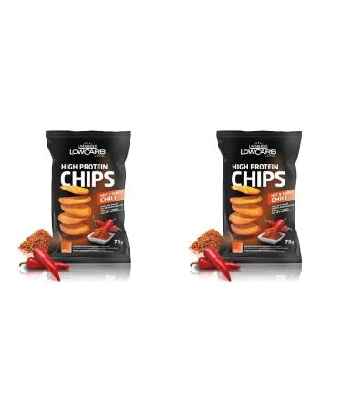 Layenberger High Protein Chips Hot & Sweet Chili a whopping 43.7% protein and only 20.9% carbohydrates with only 3.9 g sugar not fried (1 x 75 g) (pack of 2) Hot & Sweet Chili 75 g (pack of 2)