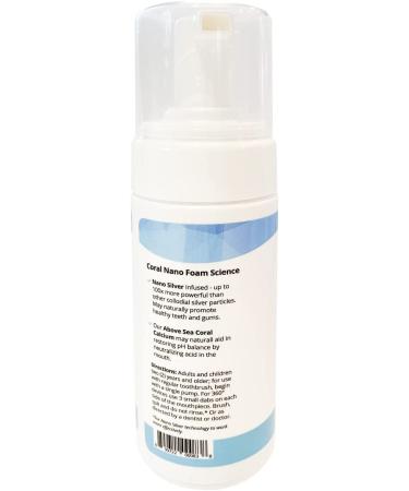 Coral White Nano Silver Foaming Toothpaste - Fluoride & Xylitol, SLS/Glycerin Free (Mint, 50ml) - Buy Online on GoSupps.com