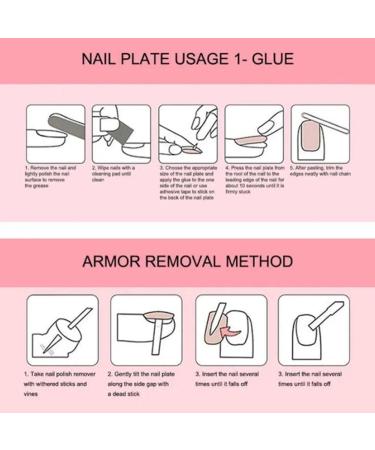 Artificial Nails Mid-length Fake Nails Gradient Wear Fake Nail On Finished Nails Coffin Nails Stickers Press - Buy Online on GoSupps.com