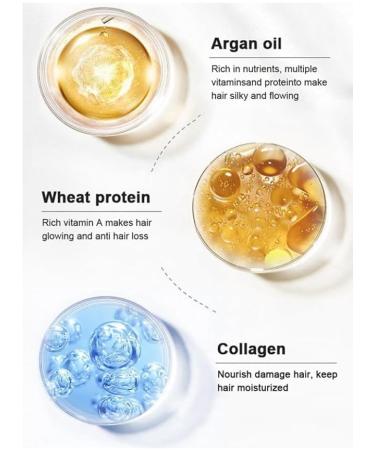 Deep Repair Hair Mask with Argan Oil - 16.9oz Collagen Treatment for All Hair Types - International Shipping Available - Buy Online on GoSupps.com