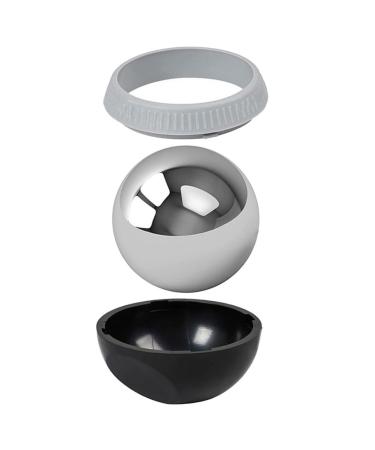 Lurrose massage globe Face massager made of ice facial ice cream lacrosse massage cold massage ball muscle massage anti-aging facial scooter tool small eyeball stainless steel fitness