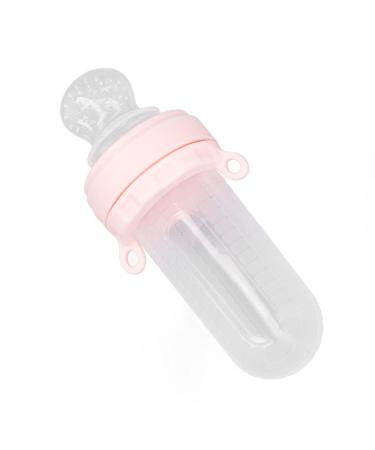 Buy Pink Silicone Baby Feeder & Squeezing Spoon - Skin-Friendly Safe Toothed Pacifier for Outdoor Use - Buy Online on GoSupps.com