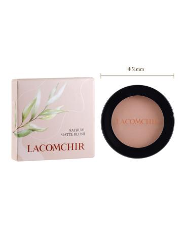 LACOMCHIR Vegan Matte Powder Blush -03, 0.16oz | High Impact & Lightweight Cheek Contour Makeup - Buy Online on GoSupps.com