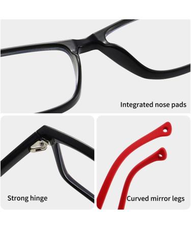 Tofox Children's Blue Light Filter Glasses | Anti-UV Safety Glasses for Boys & Girls | TR90 Frame Anti-Fatigue Color 2 - Buy Online on GoSupps.com
