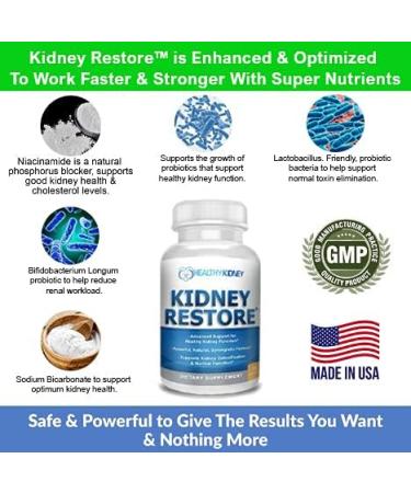 Kidney Restore & Kidney Shield 2-Pack Bundle for Kidney Cleanse Support Kidney Function Renal Health and More - Buy Online on GoSupps.com