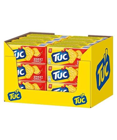 TUC Sweet Chili 24 x 100g I Salty biscuits single pack I Snacks with a slight spiciness I Finely salted snack crackers - Buy Online on GoSupps.com