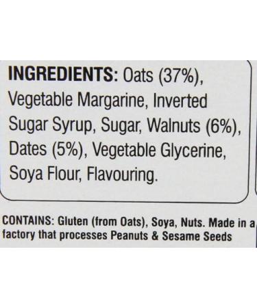  Ma Baker Ma Baker Pack of 20 Giant Walnut Bars 90g - Buy Online on GoSupps.com