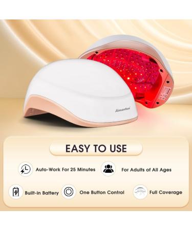 LED Hair Growth Laser Cap Red Light Therapy Hair Loss Treatment for Women Men - Hair Growth System for Thinning Hair (256 Laser) - Buy Online on GoSupps.com