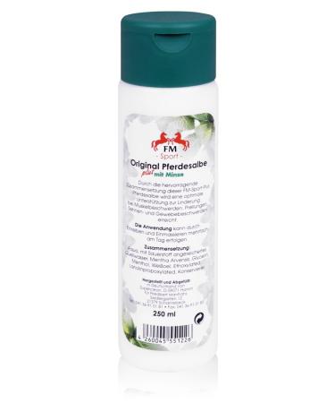 HORSE OINTMENT FM Sport plus Mint 250 ml ointment | Warming horse ointment for horses and people