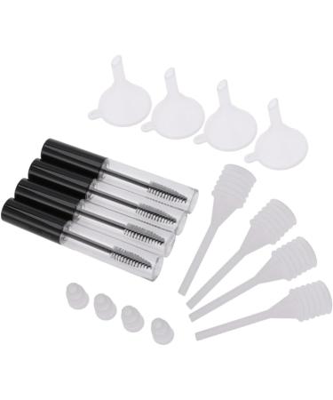 Outanaya 12 Pcs Empty Eyelash Tube Empty Mascara Tube and Wand Eyeliner Bottle Empty Mascara Bottle Black Lid - Buy Online on GoSupps.com