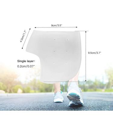 Gel Heel Protectors 2 Pairs Silicone Heel Sleeves - Great for Heel Pain Dry Cracked Heels Achilles Tendinitis for Men & Women - Buy Online on GoSupps.com