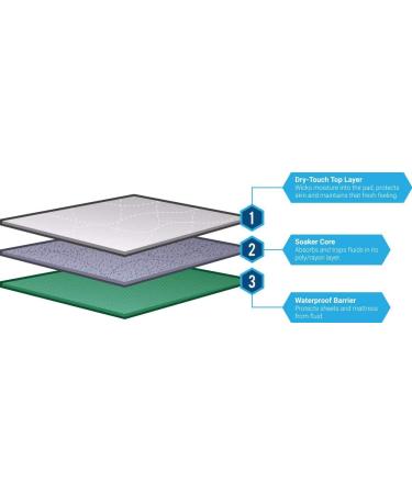 Healthy Spirit Waterproof Sheet Protector Reusable Absorbent Underpad  30 X 34 inch  1 Count - Buy Online on GoSupps.com