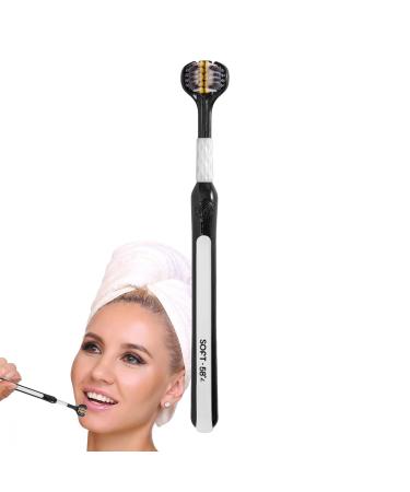 Buy Vllold Schwarz Soft Toothbrush for Adults - Extra Soft Non-Slip 3-Pack with Gentle Bristles for Family Care - International Shipping Available - Buy Online on GoSupps.com