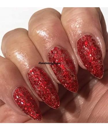 Bluesky S11N Mrs Claus Red Glitter Galore Nail Gel Polish UV LED Soak Off 10ml - Buy Online on GoSupps.com