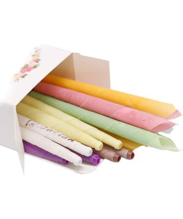Natural Ear Candles - 100% Beeswax, Organic Plant Material, Ear Wax Removal - 16 Pcs (8 Colors) - Buy Online on GoSupps.com