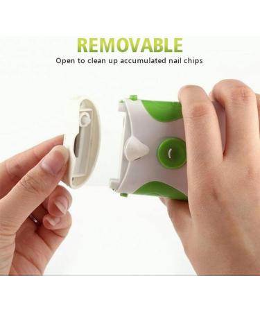 Electric Nail Trimmer and File 2 in 1 Electric Nail Trimmer & File Safety Fingernail Toenail Nail Clippers Professional Manicure Pedicure Tool Effortlessly Electric Nail Clippers for Men Women - Buy Online on GoSupps.com