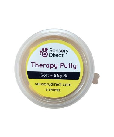 Sensory Direct Therapy Putty - Soft Yellow Slime | For Strengthening & Motor Skills for Autism Arthritis Sensory Disorders & Special Needs Kids & Adults | Hand & Finger Physio Exercise | Non Toxic Yellow Soft