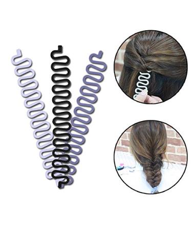 60 pcs Hair Styling Set - DIY Hair Accessories & Modelling Tool Kit for Fast & Magic Spiral Hair Braids - Buy Online on GoSupps.com