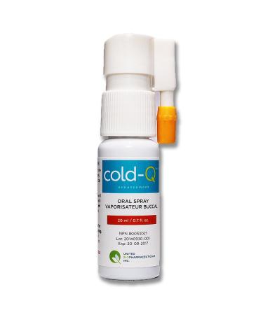 cold-Q / Natural Supplement/Immune Enhancing Properties/Herbal Preparation / 0.7 Fluid Ounce Oral Spray Pack of 1