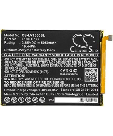 Buy 3.85V L18D1P33 Battery Replacement for LE PB-6505M Tab V7 - International Shipping Available - Buy Online on GoSupps.com