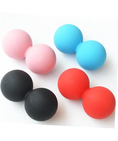 Beavorty Peanut Massage Balls Perfect for Plantar Fasciitis & Full Body Relief | Muscle Roller Foot Massage | Red Yoga Ball for Fitness - Buy Online on GoSupps.com