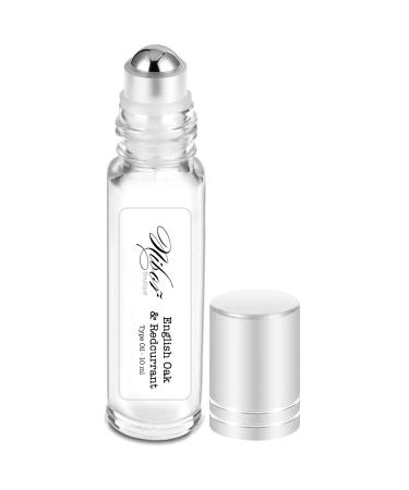 | Luxury Inspired Fragrances | Pure Uncut 10ml Roll On | Mens Collection | Designer Type Oil | Perfume Oil | Body Oil | Gift | Travel Roller Bottle (English Oak & Redcurrant (Type))