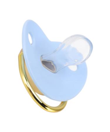 Soft Touch Silicone Baby Pacifier - Ultra-Light Bling Design for Newborns (6-18 Months) - Blue - International Shipping - Buy Online on GoSupps.com