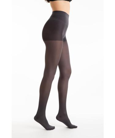 Relaxsan Microfiber 880M Compression Tights for Women 18-22 mmHg - Support Stockings 140 Den in Grey | International Shipping Available - Buy Online on GoSupps.com