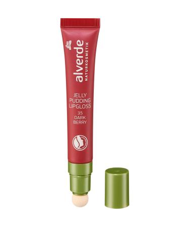 alverde NATURKOSMETIK Lip Gloss Jelly Pudding 35 Dark Berry 10 ml