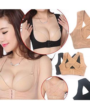 Posture Corrector Posture Corrector Adjustable Women Back Support Belt tics Posture Correction Brace Rectify Posture Corset Shoulder Posture Back Brace (Black L) Better life Nude XL - Buy Online on GoSupps.com