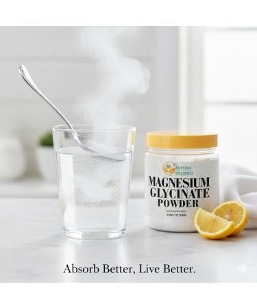Herbs Botanica Magnesium Glycinate Powder 8 oz Unflavored Powdered Magnesium Glycinate for Smooth Mixing in Water, Juices, or DIY Recipes Fine Texture, No Fillers - Buy Online on GoSupps.com