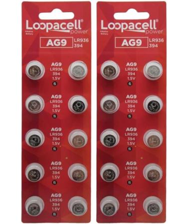 Buy 20 AG9 LR45 L936 1.5V Alkaline Button Cell Batteries - Long-lasting Power for Electronics | Fast International Shipping - Buy Online on GoSupps.com