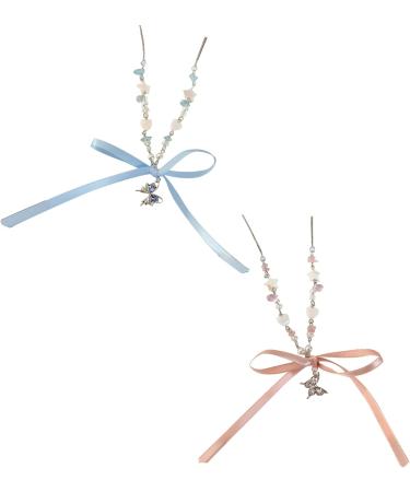 Cute Butterfly Necklace for Women & Girls | SOUTHJIELING Bow Necklace in Rose - Shop Now! - Buy Online on GoSupps.com