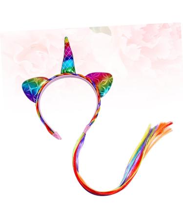 MERRYHAPY Wig Headwear Wig Hair Bands Wig Hair Hoop Unicorn Hair Band Wig Headdress Unicorn Hair Hoop - Buy Online on GoSupps.com