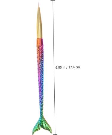 FRCOLOR 9 Piece Nail Sets Nail UV Gel Painting Brush Manicure Brush Nail Painting Pens Yn Nail Set Gel Nail Kits Brush for Stripping Nails Kit De U as De Gel Nail Drawing Pen Liner Pen Colourful - Buy Online on GoSupps.com