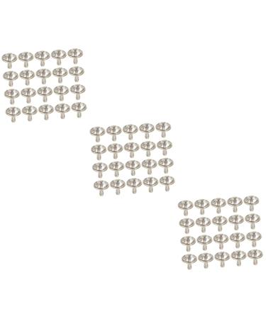 COHEALI 600 Sets Diamond Stud Rivets Jeans Jacket Diy Bag Rivets Leather Crafts Repair Rivets Belt Tack Spot As Shownx3pcs 0.8X0.8X1CMx3pcs