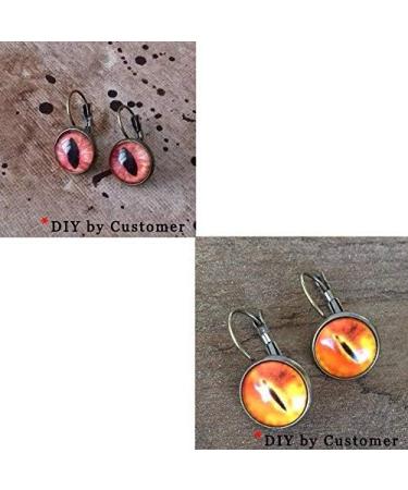 20pcs Beadthoven 12mm Mixed Style Dragon Eye Glass Cabochons for Jewelry Making - Buy Online on GoSupps.com