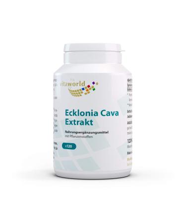 Vita World Pack of 3 Ecklonia Cava extract 3 x 120 Capsules Made in Germany