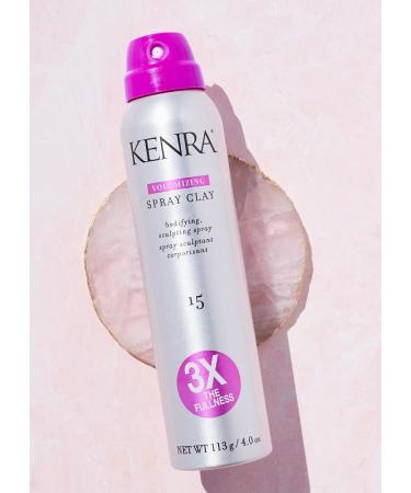 Kenra Volumizing Spray Clay 15 | Bodifying Fullness Spray | 3X The Fullness | Medium Hold | Provides Texture & Volume With A Long-Lasting Finish | All Hair Types 4 Ounce (Pack of 2) - Buy Online on GoSupps.com