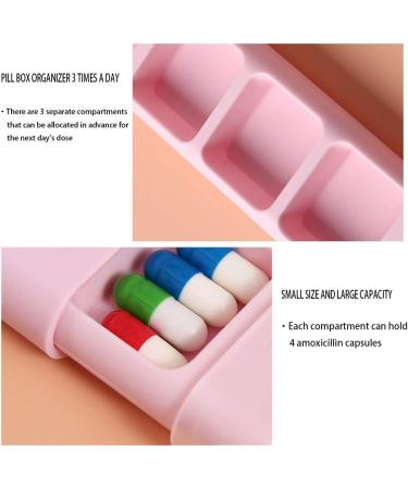 3-Pack Travel Pill Organizer - 3 Times a Day Vitamin & Supplement Storage - Waterproof & Sealed Pill Box - Buy Online on GoSupps.com