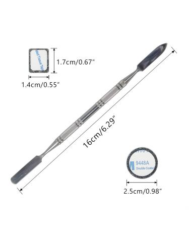 DanziX 70Pcs Metal Stickers for Magnetic Palette + 2 Depotting Spatula - Empty Eyeshadow Makeup Palette - 35 Round & 35 Square Stickers - Buy Online on GoSupps.com