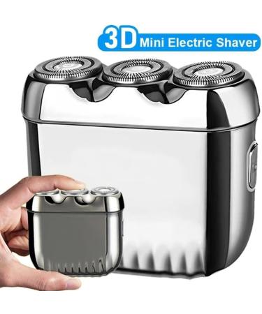 Buy Men's Mini Electric Shaver - Portable Rechargeable IPX7 Waterproof Cordless Beard Trimmer - Buy Online on GoSupps.com