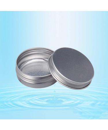 24pc Travel Cosmetic Jars Set - Silver Cream Jars with Lids | Premium 7 Size Containers for Creams & Beauty Products - Ideal for International Shipping - Buy Online on GoSupps.com