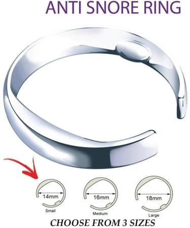 Anti Snore Ring - Acupressure Snoring Stopper Device for Sleep Health Care (Small) - Buy Online on GoSupps.com