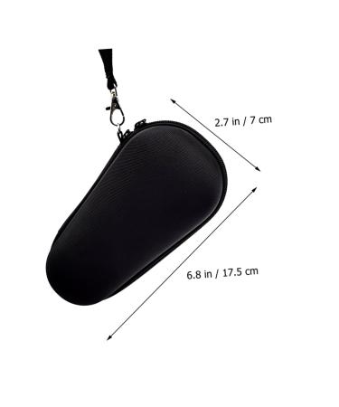 Universal Electric Razor Travel Case | Organizer for Men's Electric Shavers & Hair Clippers - Black EVA Storage Bag (17.5x7x7 CM - Buy Online on GoSupps.com